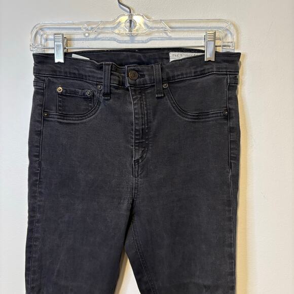 Rag‎ & Bone Women's High Rise Skinny Black Wash Denim Jean 29 Stretch Boho - Picture 2 of 7